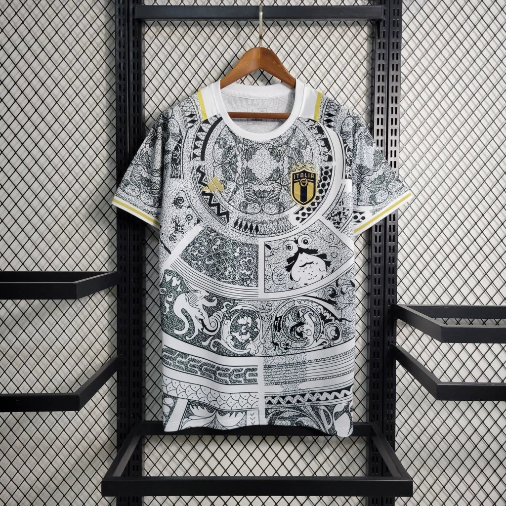 Italy 2024 White Trim Special Shirt