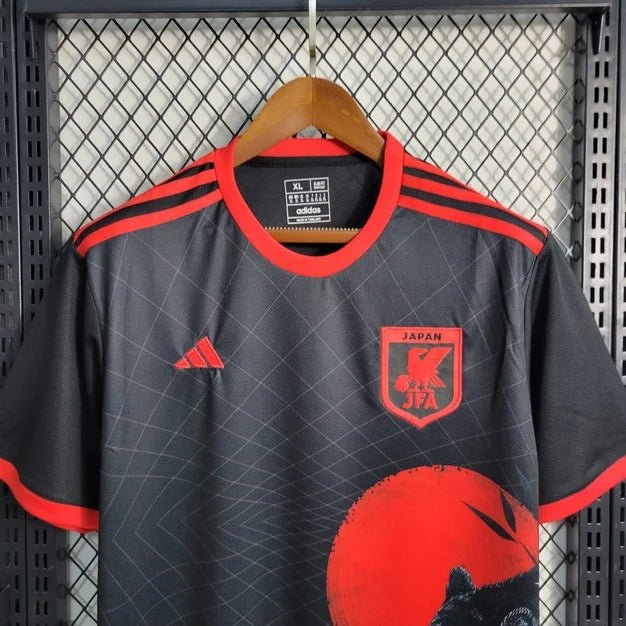 Japan 2023 Black Leopard Head Special Shirt