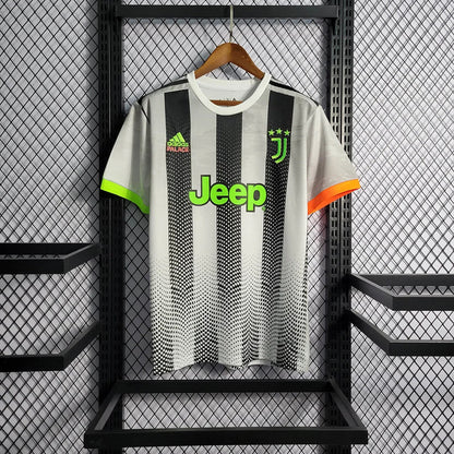 Juventus 2019 Black and White Stripes Shirt