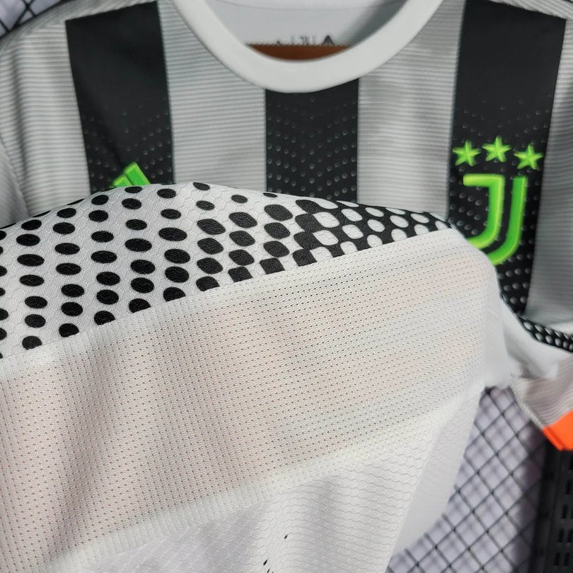 Juventus 2019 Black and White Stripes Shirt