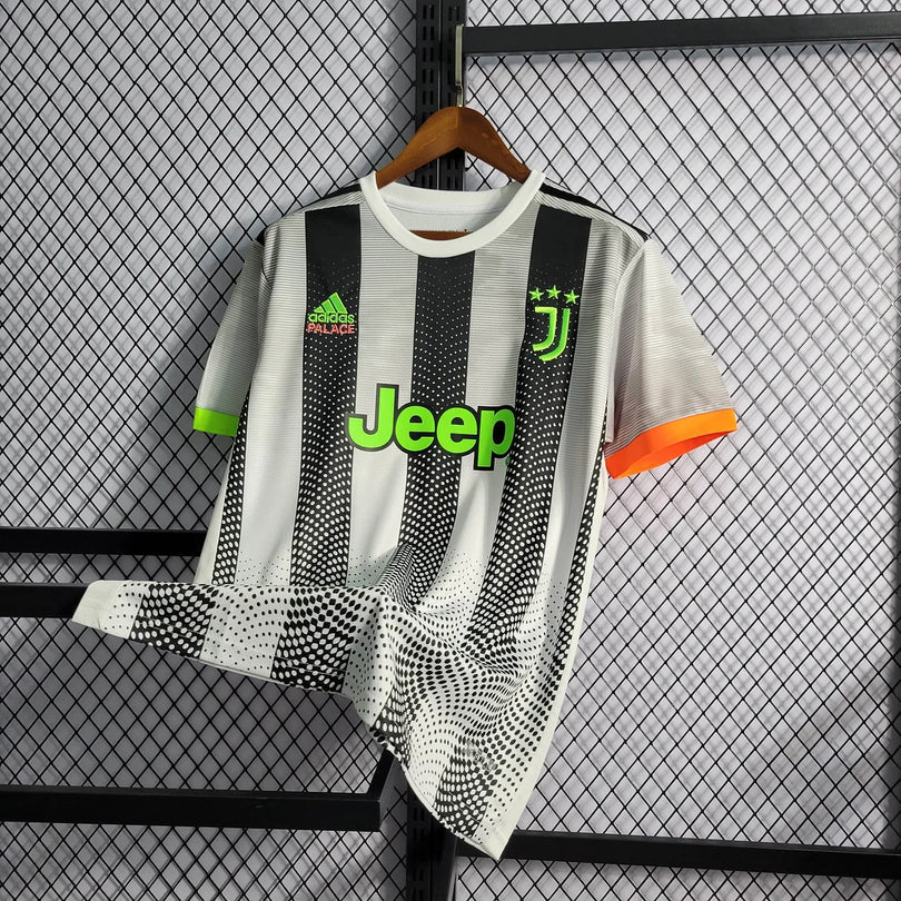 Juventus 2019 Black and White Stripes Shirt