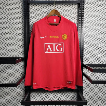 Manchester United 2007 L/S UCL Home Shirt