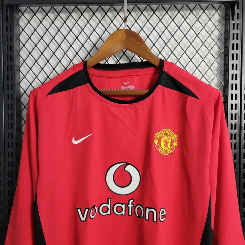 Manchester United 2002 L/S Home Shirt