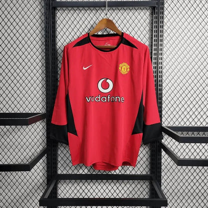 Manchester United 2002 L/S Home Shirt