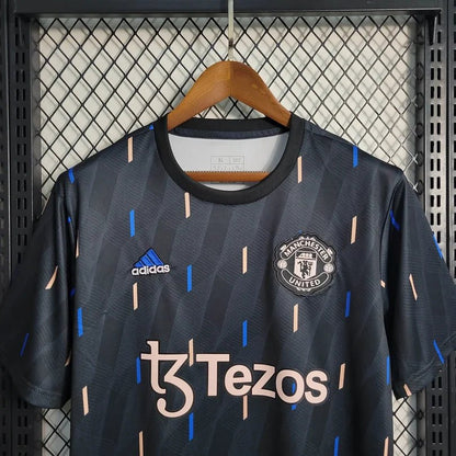 Manchester United 2022 Training Wear Black Shirt