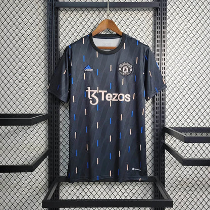 Manchester United 2022 Training Wear Black Shirt