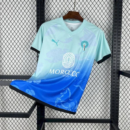 Morocco 2026 Special Atlas Blue Shirt