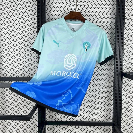 Morocco 2026 Special Atlas Blue Shirt