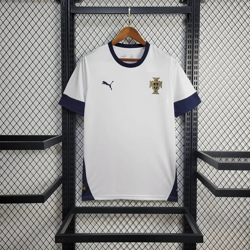 Portugal 2025 Training Wear White  Shirt