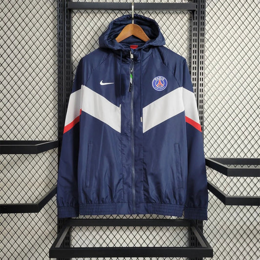 PSG 2022 Windbreaker Blue And White