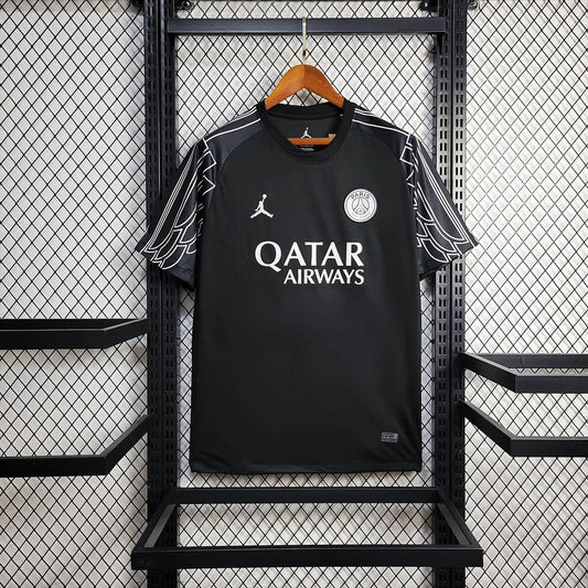 PSG × Air Jordan "WINGS" 24/25 Special Black Shirt