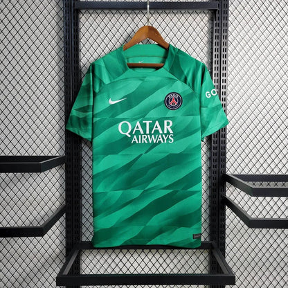 PSG Paris Saint-Germain 2023 Goalkeeper Green Shirt