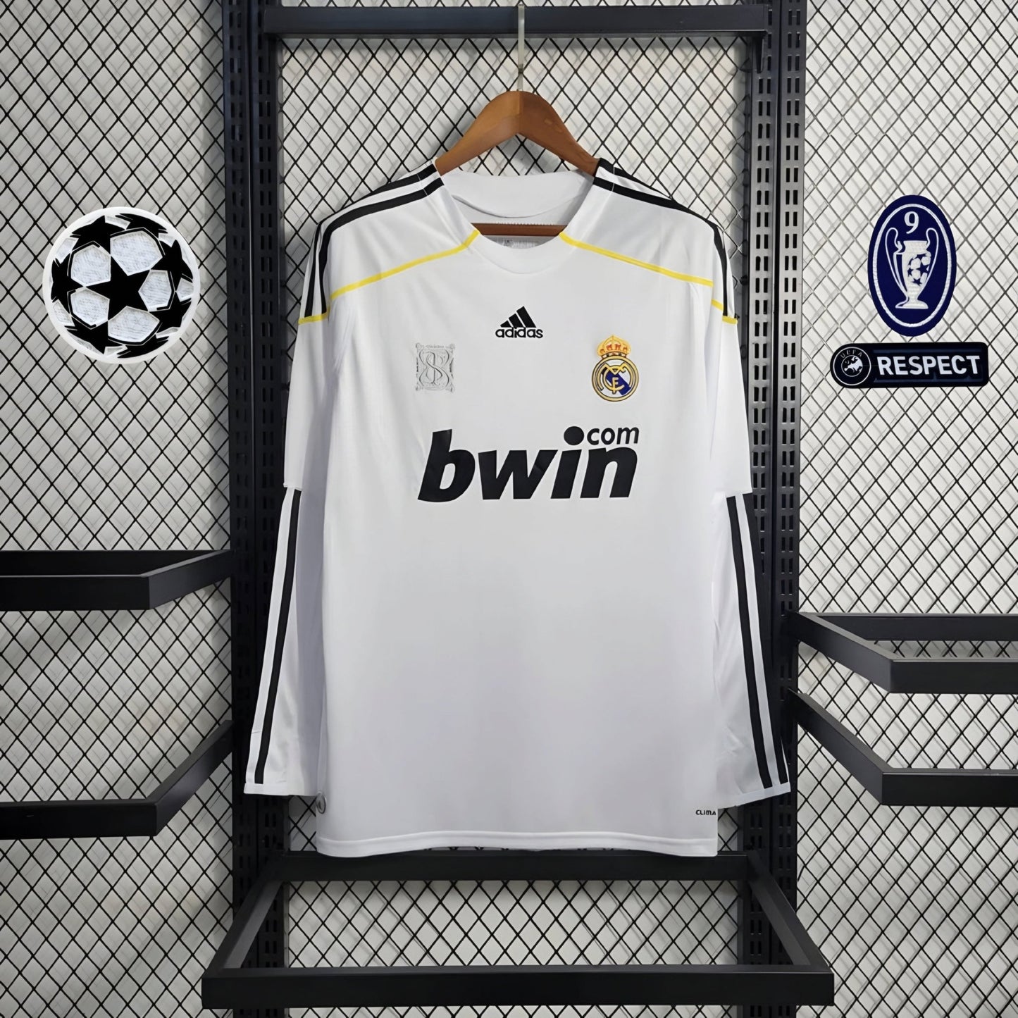 Real Madrid 09/10 Long Sleeve Home Shirt