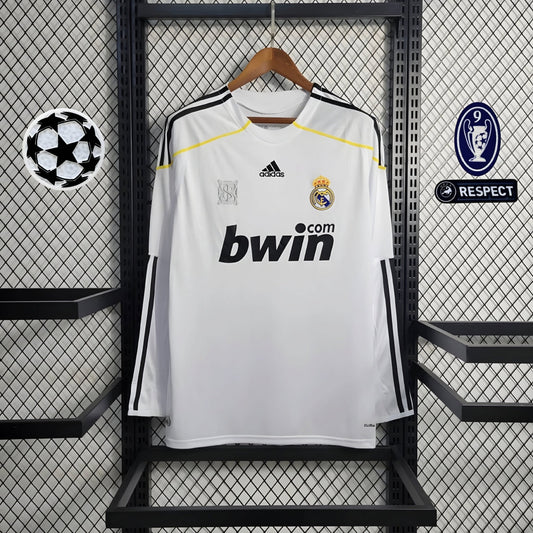 Real Madrid 09/10 Long Sleeve Home Shirt