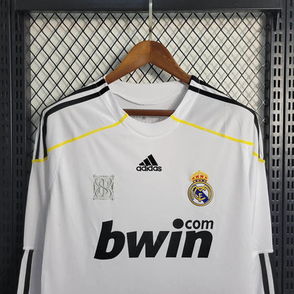 Real Madrid 09/10 Long Sleeve Home Shirt