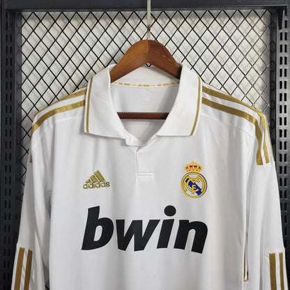 Real Madrid 11/12 L/S Home Shirt