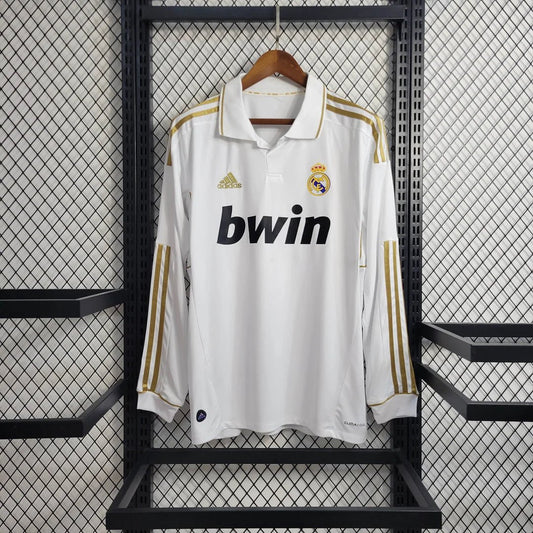 Real Madrid 11/12 Long Sleeve Home Shirt