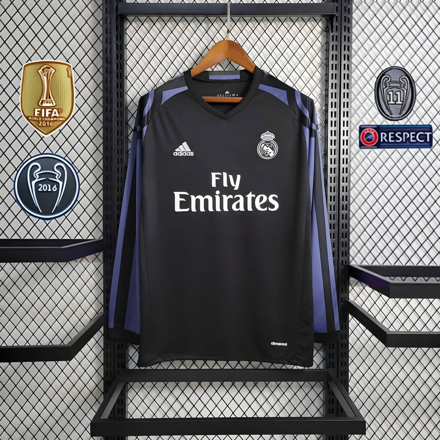 Real Madrid 16/17 L/S Third Shirt