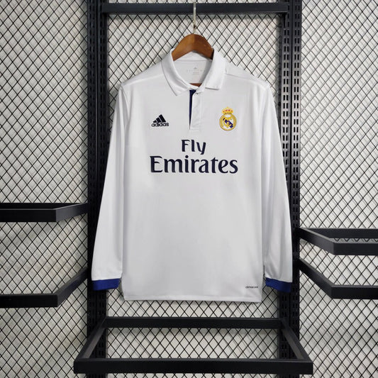 Real Madrid 2016 L/S Home Shirt