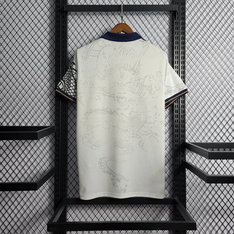 Real Madrid 2022 White Dragon Shirt