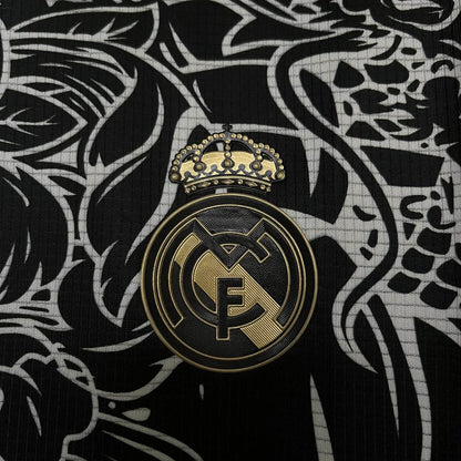 Real Madrid 2023 Gold Dragon Special Shirt