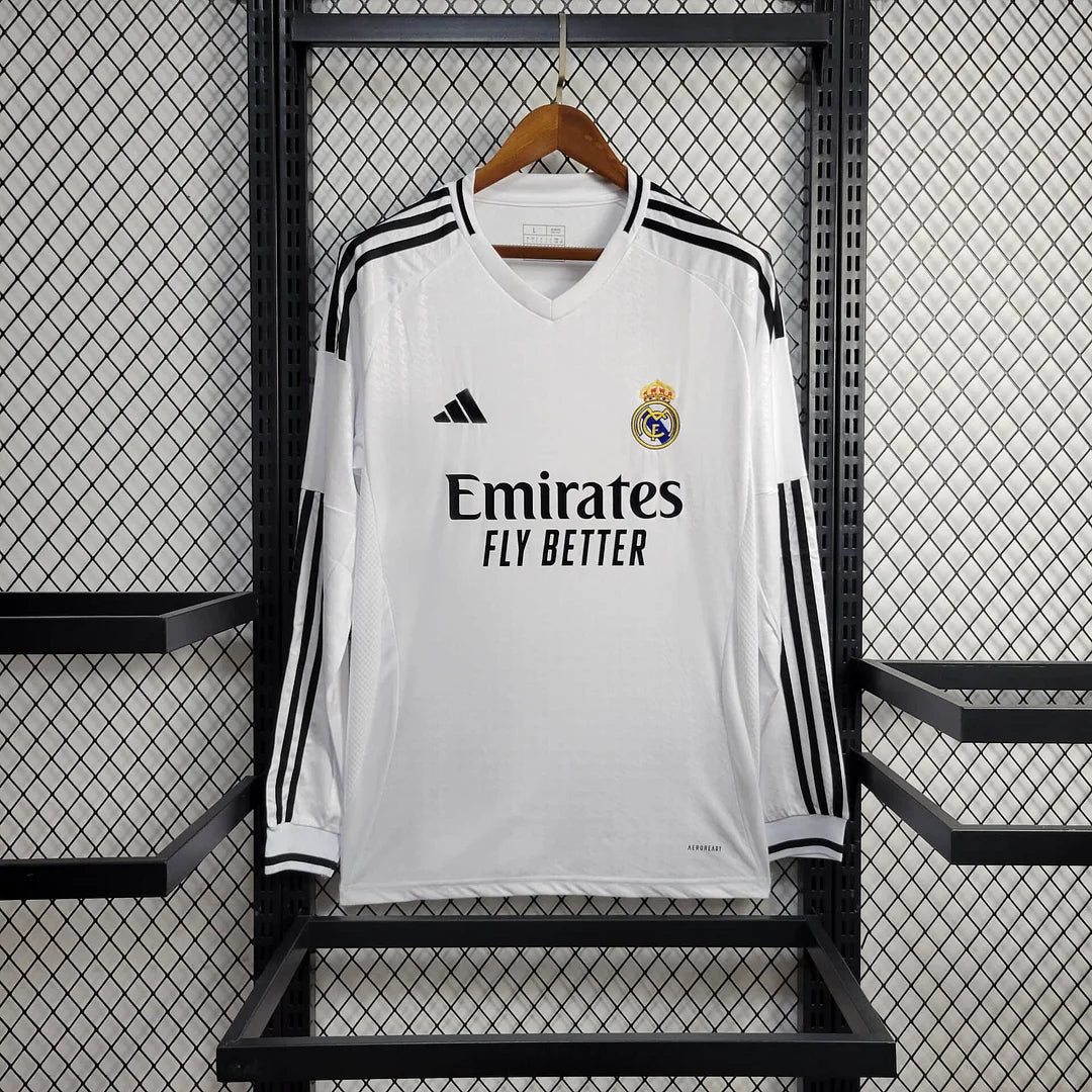 Real Madrid 2024 L/S Home Shirt