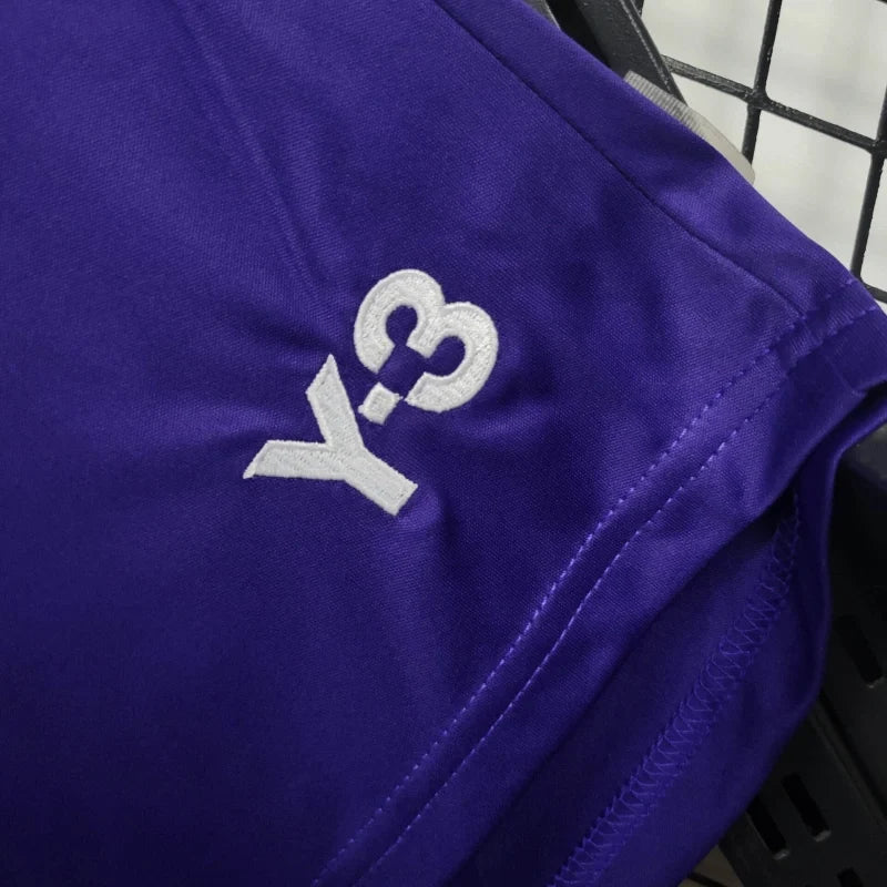Real Madrid 2024 Y-3 Special Edition Purple Shorts