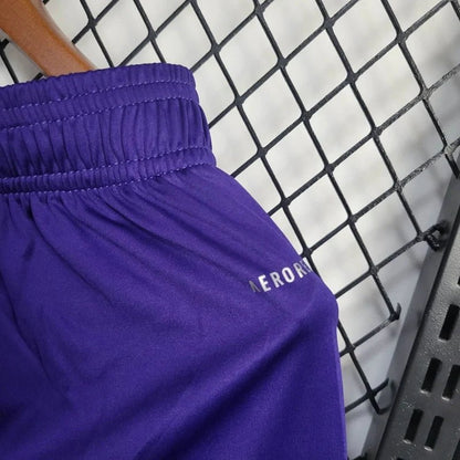 Real Madrid 2024 Y-3 Special Edition Purple Shorts