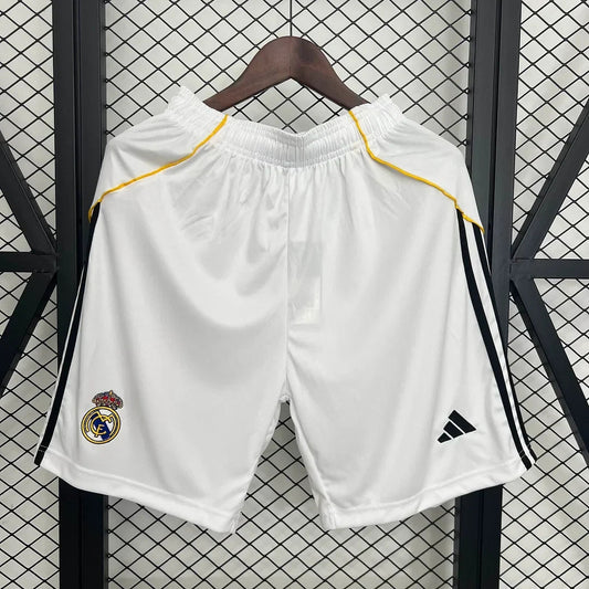 Real Madrid 2025 Home Shorts