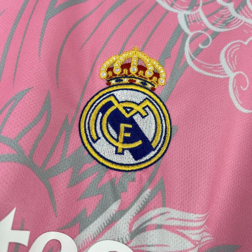 Real Madrid 2025 Pink Dragon Shirt