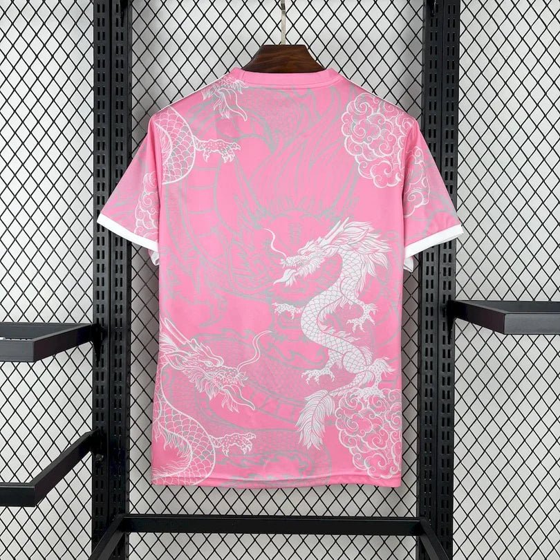 Real Madrid 2025 Pink Dragon Shirt