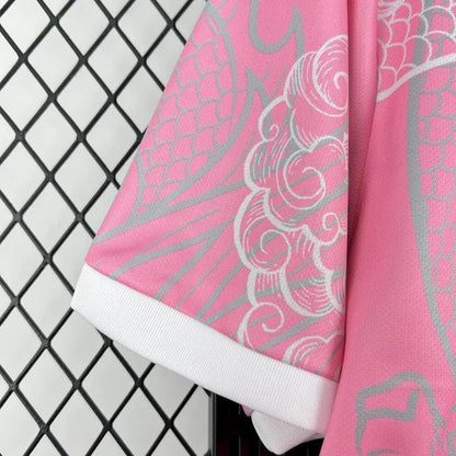 Real Madrid 2025 Pink Dragon Shirt