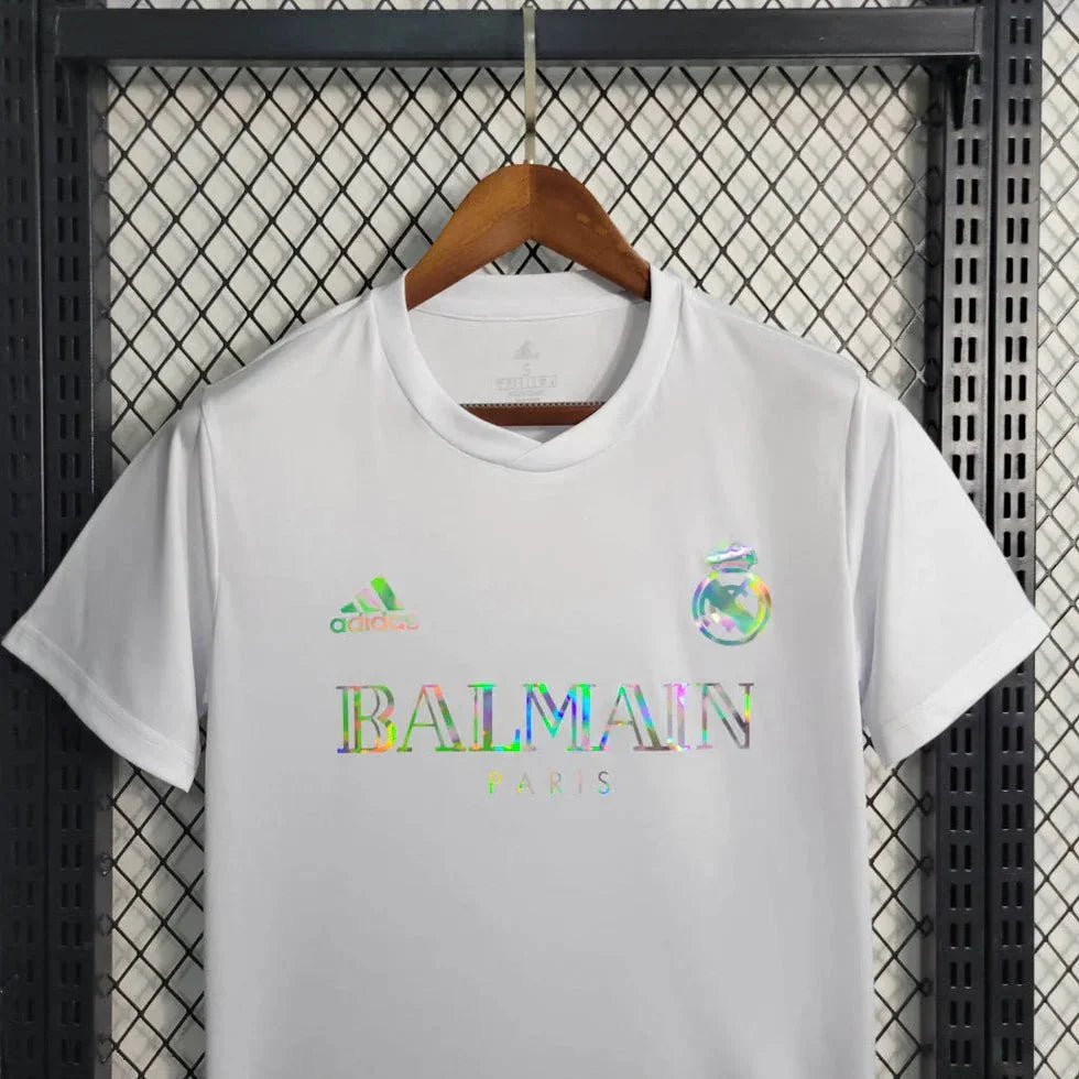 Real Madrid x Balmain 2023 Special White Shirt