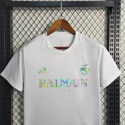 Real Madrid x Balmain 2023 Special White Shirt