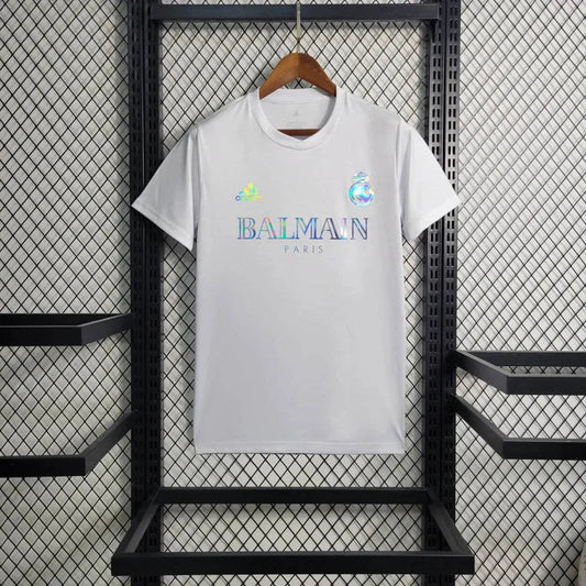 Real Madrid x Balmain 2023 Special White Shirt