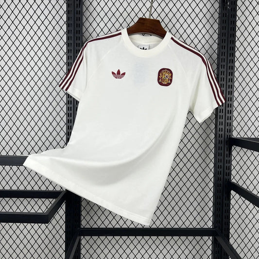 Spain  2026 White US Packs Casual Shirt