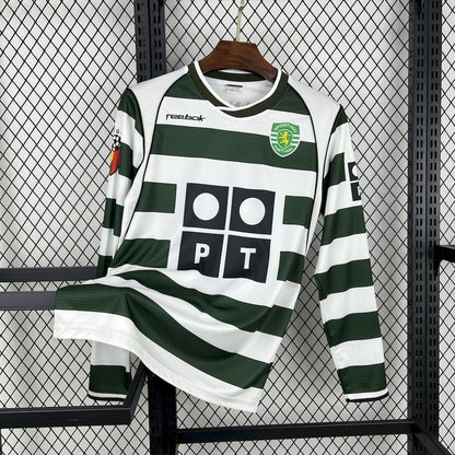 Sporting Lisbon 2001 L/S Home Shirt