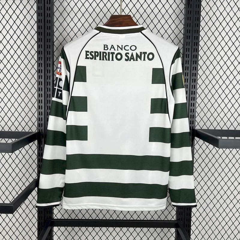 Sporting Lisbon 2001 L/S Home Shirt